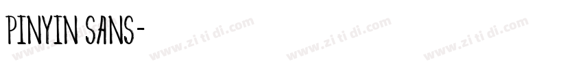 Pinyin Sans字体转换 Pinyin Sans字体转换